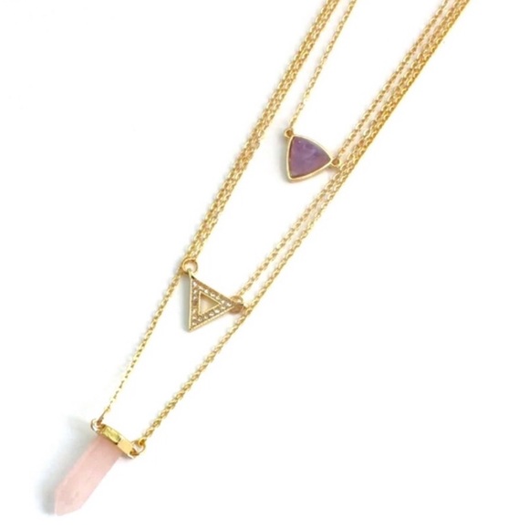 Jewelry - New Boho Chic Multilayers Necklace- natural stones